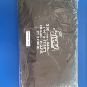 14 x 18 Black and White - Flat Bag