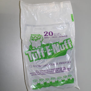(22 x 20) SMALL Tuff E Nuff Black Bags
